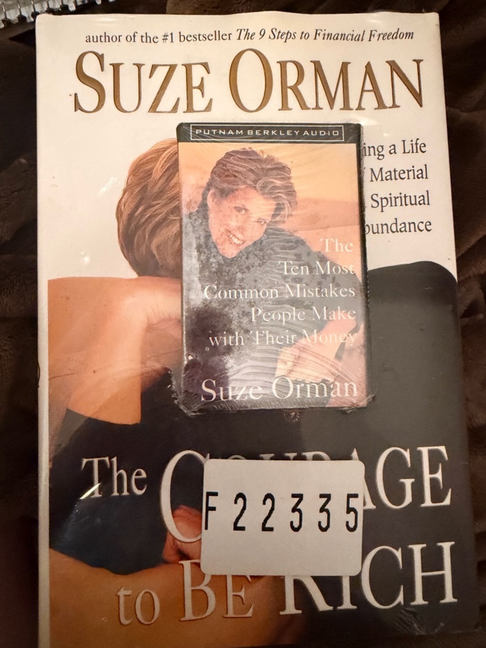 Suze Orman "The Courage to Be Rich" Book with Audio Cassette